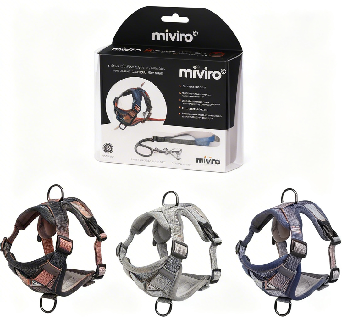 miviro® "Houdini-Proof" Escape-Proof Cat Harness & Leash Set – Soft, Lightweight & Purr-fect for Your Curious Kitty’s Outdoor Purr-suits!